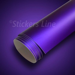 Pellicola adesiva viola cromo satinato car wrapping metallizzato opaco 