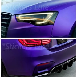 Pellicola adesiva viola cromo satinato car wrapping metallizzato opaco 