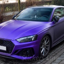 Pellicola adesiva viola cromo satinato car wrapping metallizzato opaco 