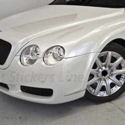 Pellicola adesiva bianco cromo satinato wrapping metallizzato opaco auto moto