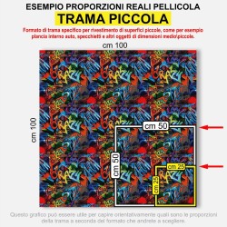 Pellicola stickers bomb Graffiti Car Wrapping auto moto marca Mactac ® M2