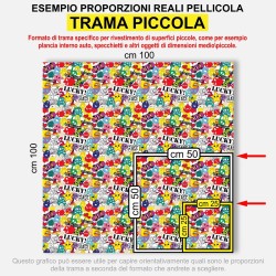 Pellicola stickers bomb Car Wrapping auto moto termoformabile marca Mactac ® M3