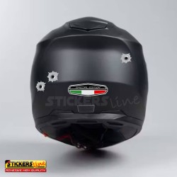 Kit di adesivi tricolore italia bandiera italiana auto moto barca casco bici T3