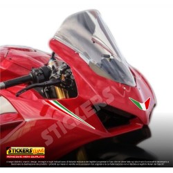 Kit di adesivi tricolore italia bandiera italiana auto moto barca casco bici T6