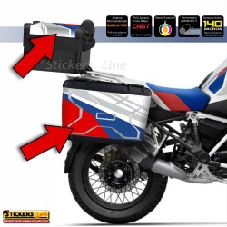 3 adesivi valigie vario BMW R1250GS Rallye R 1250GS K50 GS Compatibili GS