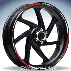 Adesivi ruote moto strisce cerchi per Aprilia SHIVER - Racing 4 stickers
