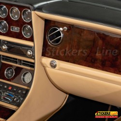 Pellicola adesiva Radica NOCE SCURO wrapping termoformabile auto, barca, porte
