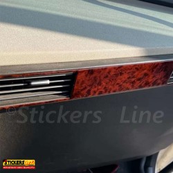 Pellicola adesiva Radica NOCE SCURO wrapping termoformabile auto, barca, porte