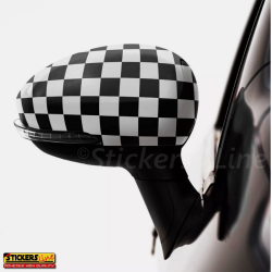 Pellicola Adesiva a Scacchi Bianco Nero Car Wrapping adesivo scacchiera