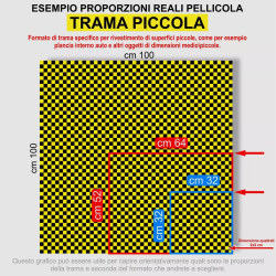 Pellicola Adesiva a Scacchi Giallo Nero Car Wrapping adesivo scacchiera