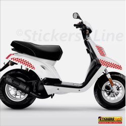 Pellicola Adesiva a Scacchi Bianco Rosso Car Wrapping adesivo scacchiera