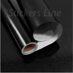 Pellicola adesiva nero metallizzato lucido car wrapping wrap auto moto