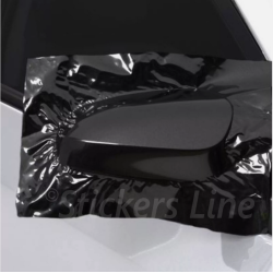 Pellicola adesiva nero metallizzato lucido car wrapping wrap auto moto