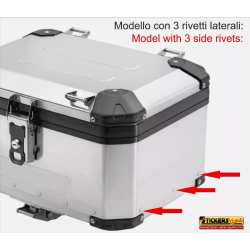 Kit adesivi top case Mytech Model X 58 LT compatibili per DUCATI Multistrada