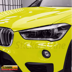 Pellicola adesiva Giallo limone lucido car wrapping wrap lime green auto moto ecc