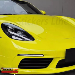 Pellicola adesiva Giallo limone lucido car wrapping wrap lime green auto moto ecc