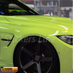 Pellicola adesiva Giallo limone lucido car wrapping wrap lime green auto moto ecc