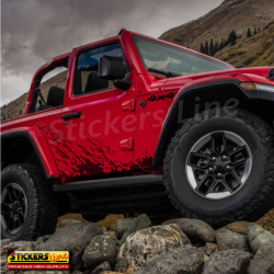 Adesivi laterali fuoristrada 4x4 off road Pick-up camion furgoni graffio fango