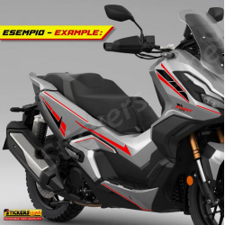 Kit di adesivi per carena scooter grafiche generiche per cupolino fianchetti ecc