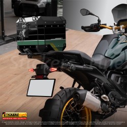Kit di adesivi per Top Case 38/48 LT Frenk Castle MK4 2024 per BMW R1300 GS Style TRAMUNTANA M.2