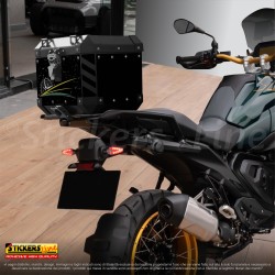 Kit di adesivi per Top Case 38/48 LT Frenk Castle MK4 2024 per BMW R1300 GS Style TRAMUNTANA M.1
