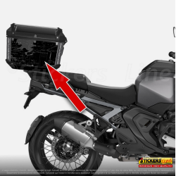 Adesivi per top case GIVI Trekker Outback Evo 58 LT 2023 BMW R1250 R1300 GS ADV