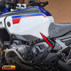 Protezioni laterali serbatoio per BMW R1300 GS ADV Trasparenti PPF compatibili
