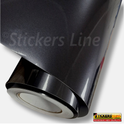 Pellicola adesiva GRIGIO SCURO Metallizzato Lucido wrapping auto moto