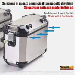 Adesivi per valigie Expedition Triumph Tiger 800 850 900 1200 blue-black