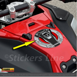 Protezione tappo serbatoio benzina per BMW R 1300 GS 2024 compatibile Racing red