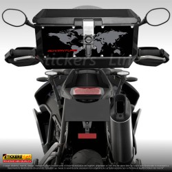 Kit adesivi COMPATIBILI bauletto top case GIVI Trekker Alaska 56 LT Mod.T2