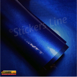 Pellicola adesiva Blu Notte metallizzato lucido car wrapping wrap auto moto