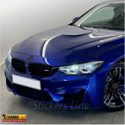 Pellicola adesiva Blu Notte metallizzato lucido car wrapping wrap auto moto