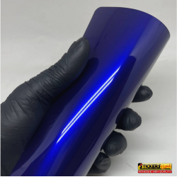 Pellicola adesiva Blu Notte metallizzato lucido car wrapping wrap auto moto