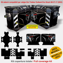 Adesivi per valigie GIVI Trekker 37 + 48 LT 2023 compatibili bmw ktm honda guzzi v1