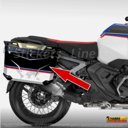 Adesivi compatibili per valigie GIVI Trekker 48 + 37 LT 2023 BMW 1300gs Trophy