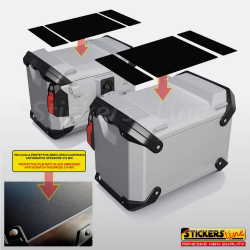 Kit adesivi coperchi per valigie BMW R1300GS Adventure borsa coperchio r 1300 gs