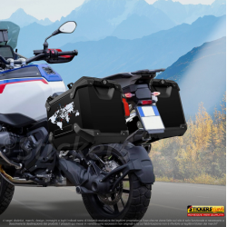 Kit adesivi per valigie BMW R1300 GS Trophy Adventure bags stickers gs 2024 M.1