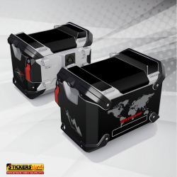 Kit adesivi compatibili per valigie BMW R1300 GS Adventure bags stickers 2024 V2