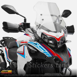 Kit di adesivi compatibili per carena moto Benelli TRK 502 X - 502X - M.1