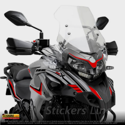 Kit di adesivi compatibili per carena moto Benelli TRK 502 X - 502X - M.2