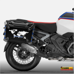 Kit adesivi compatibili per valigie BMW R1300 GS Adventure bags stickers 2024 V3