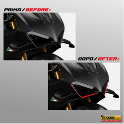 Adesivi sottofaro per Ducati panigale V4 SP2 V4R V4S V4SP profili compatibili