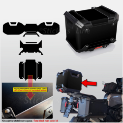 Kit adesivi Top Case per BMW R1300 GS ADV NERO ANTIGRAFFIO bags stickers 2024