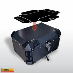 Adesivo coperchio Top Case bauletto Frenk Castle 58 LT MK5 per BMW R1300 GS Adventure