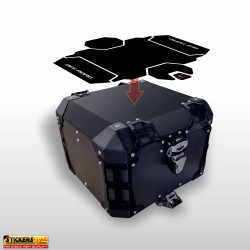 Adesivo coperchio Top Case bauletto Frenk Castle 38 LT MK5 per BMW R1300 GS Adventure