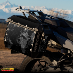 Adesivi per valigie GIVI Trekker Alaska 36 LT per moto BMW Benelli ed altri Vadv