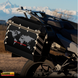 Adesivi per valigie GIVI Trekker Alaska 36 LT per moto BMW Benelli ed altri V2