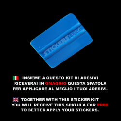 Kit Adesivi compatibili per BMW F 900 XR Cupolino Serbatoio Fianchi Parafango M3
