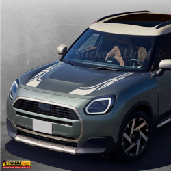 Adesivi cofano per Mini Countryman U25 2024 strisce cooper S JCW Union Jack M.3
